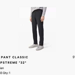 Lululemon ABC Classic Fit Warpstream Men’s pants 33 X 32